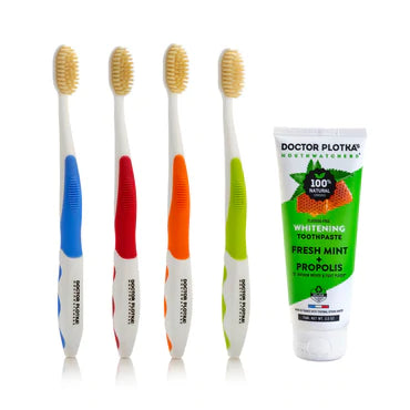 Adult 4 Pack & Toothpaste - Assorted Colors